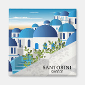 Schönes Santorini Griechenland Magnet (Vorne)