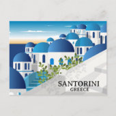 Schönes Santorini Griechenland Postkarte (Vorderseite)