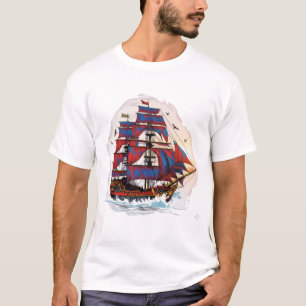 Schönes Schiff DigitalArt T-Shirt