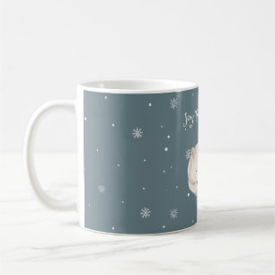 Schönes Schlafen White Fox Weihnachtskaffee Tasse