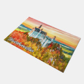 Schönes Schloss Neuschwanstein, Deutschland Fußmatte (Schrägansicht)