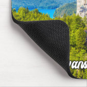 Schönes Schloss Neuschwanstein, Deutschland Mousepad (Ecke)