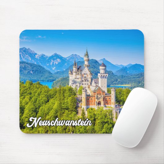 Schönes Schloss Neuschwanstein, Deutschland Mousepad (Mit Mouse)