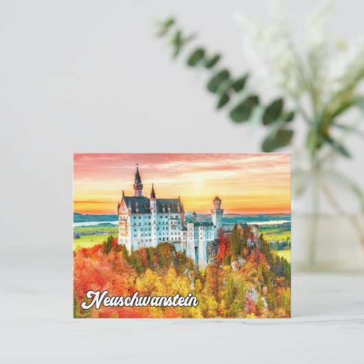 Schönes Schloss Neuschwanstein, Deutschland Postkarte (Stehend Vorderseite)