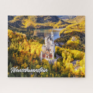 Schönes Schloss Neuschwanstein, Deutschland Puzzle