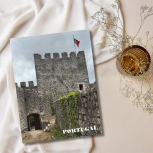 Schönes Schloss Portugal Fotografie, Individuelle  Feiertagspostkarte