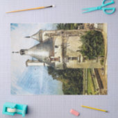 Schönes Schloss Seidenpapier (Basteln)