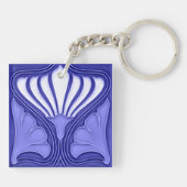 schönes Schlüsselanhänger-Bild einer Jugendstil-Ka Schlüsselanhänger (Rückseite)