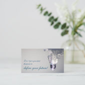 Schönes Schmelzeis mit motivierend Zitat Visitenkarte (Stehend Vorderseite)