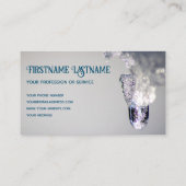 Schönes Schmelzeis mit motivierend Zitat Visitenkarte (Rückseite)