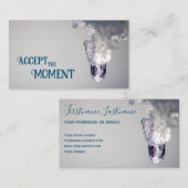 Schönes Schmelzeis mit motivierend Zitat Visitenkarte (Vorne/Hinten)