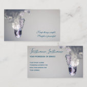 Schönes Schmelzeis mit motivierend Zitat Visitenkarte (Vorne/Hinten)