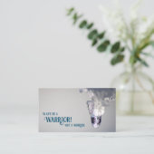 Schönes Schmelzeis mit motivierend Zitat Visitenkarte (Stehend Vorderseite)