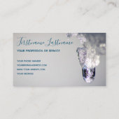 Schönes Schmelzeis mit motivierend Zitat Visitenkarte (Rückseite)