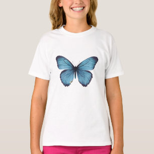 Schönes Schmetterlings-T-Shirt Elegante Natur T-Shirt