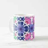 Schönes Schmetterlingsdesign Kaffeetasse (Vorderseite Links)