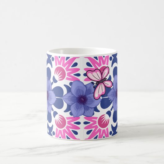 Schönes Schmetterlingsdesign Kaffeetasse (Mittel)