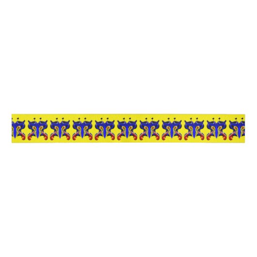 Schönes Schmetterlingsglas Ripsband (Vorderseite)