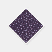 Schönes Schmetterlingsmuster blau Serviette (Ecke)