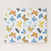 Schönes Schmetterlingsmuster mit Namen Puzzle (Horizontal)