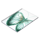 Schönes SchmetterlingsNotebook Notizblock (Linke Seite)