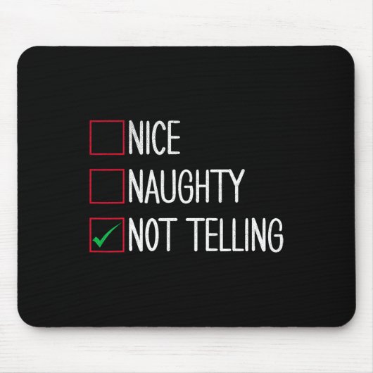 Schönes, schmutziges Weihnachtsgeschenk Mousepad (Vorne)