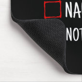Schönes, schmutziges Weihnachtsgeschenk Mousepad (Ecke)