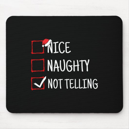 Schönes, schmutziges Weihnachtsgeschenk Mousepad (Vorne)