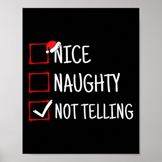 Schönes, schmutziges Weihnachtsgeschenk Poster (Vorne)