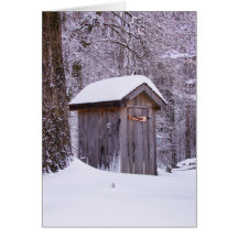 Schönes Schneeszene Foto