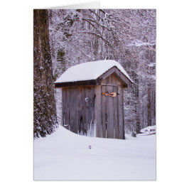 Schönes Schneeszene Foto