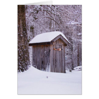 Schönes Schneeszene Foto