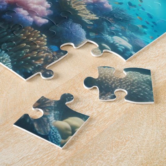 Schönes Schnorchelriff Puzzle (Seite)