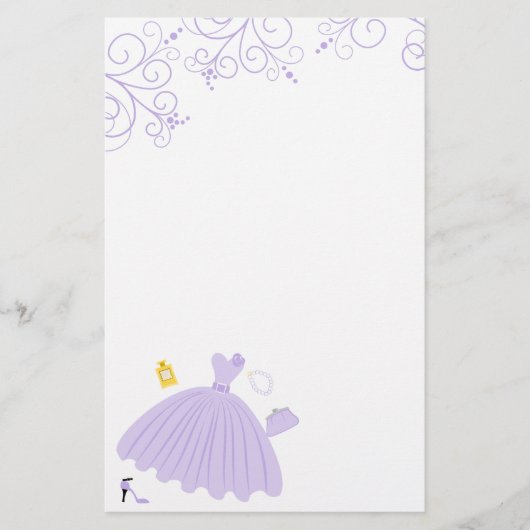 Schönes, schönes Kleid Briefpapier (Vorderseite)