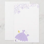 Schönes, schönes Kleid Briefpapier (Vorne/Hinten)