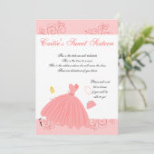 Schönes, schönes Kleid Einladung (Stehend Vorderseite)