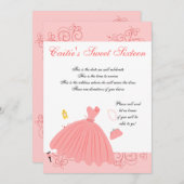 Schönes, schönes Kleid Einladung (Vorne/Hinten)