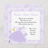 Schönes, schönes Kleid Einladung (Vorne/Hinten)