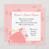 Schönes, schönes Kleid Einladung (Vorne/Hinten)