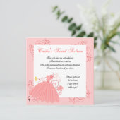 Schönes, schönes Kleid Einladung (Stehend Vorderseite)