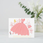 Schönes, schönes Kleid Postkarte (Stehend Vorderseite)