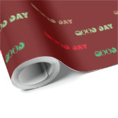 Schönes, schönes ROTES Wrapping Paper Geschenkpapier (Rolleneckpunkt)