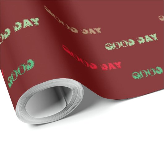 Schönes, schönes ROTES Wrapping Paper Geschenkpapier (Rolleneckpunkt)