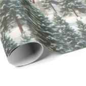 Schönes schottisches Pine Tree festes Wrapping Pap Geschenkpapier (Rolleneckpunkt)