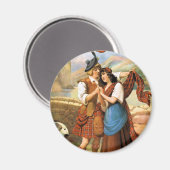 Schönes Schottland Magnet (Vorderseite/Rückseite)