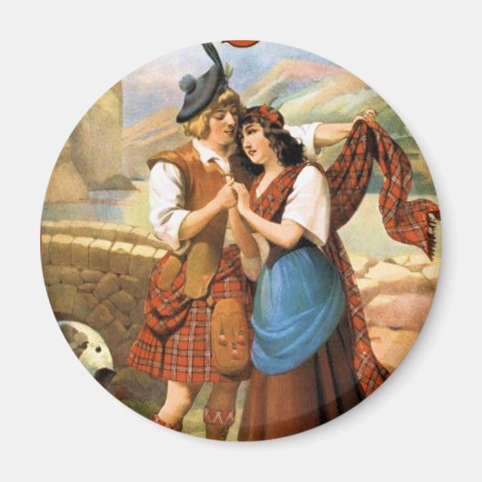 Schönes Schottland Magnet (Vorne)