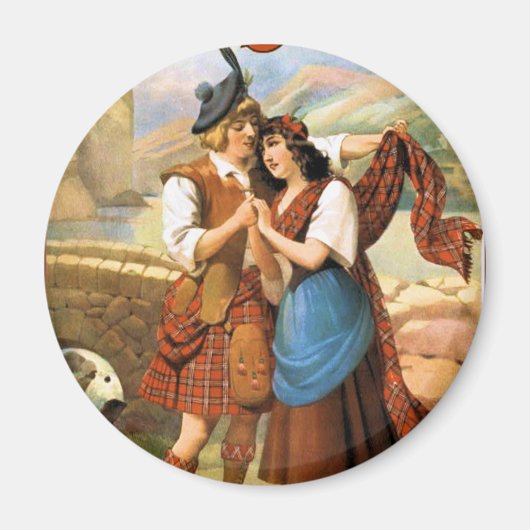 Schönes Schottland Magnet (Vorne)