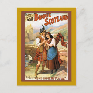Schönes Schottland Postkarte