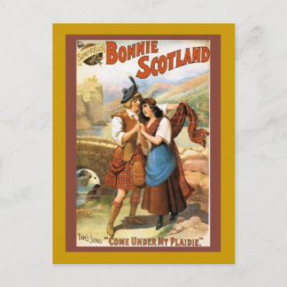 Schönes Schottland Postkarte