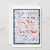 Schönes Schüssel im Winter Wunderland Weihnachten (Rückseite)